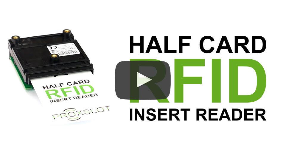 proxslot rfid half card insert reader